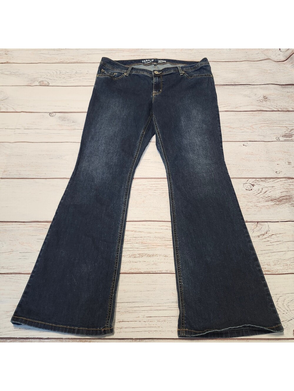 Torrid Luxe Slim Boot Super Stretch Dark Wash Jeans Size 16T